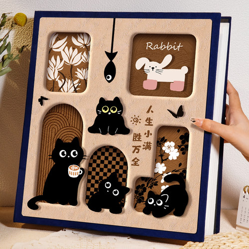 34五六寸拍立得过塑相片影集收集