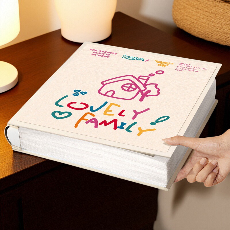 相册本家庭纪念册收纳大容量插页式56寸照片宝宝儿童混装影集高级