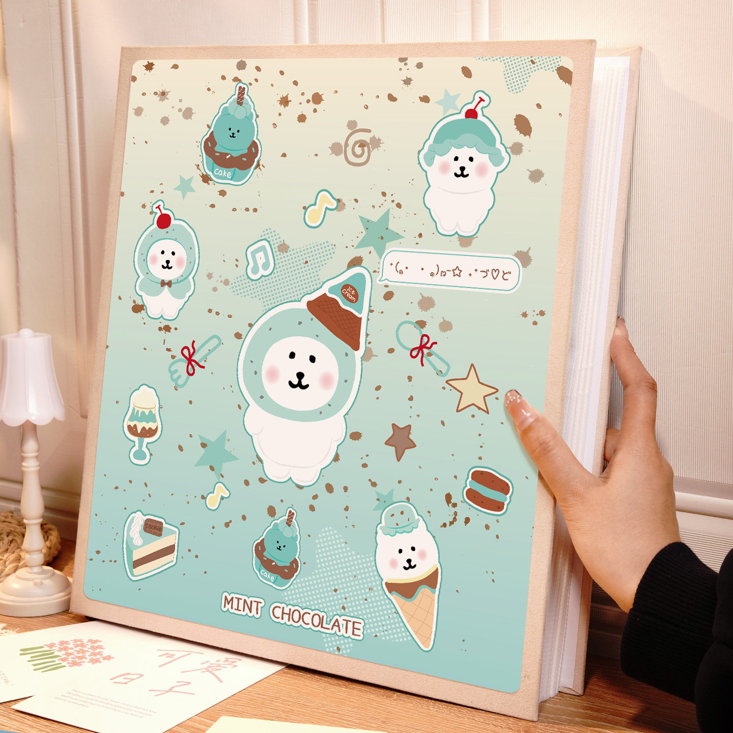 插页相册大容量纪念册卡通