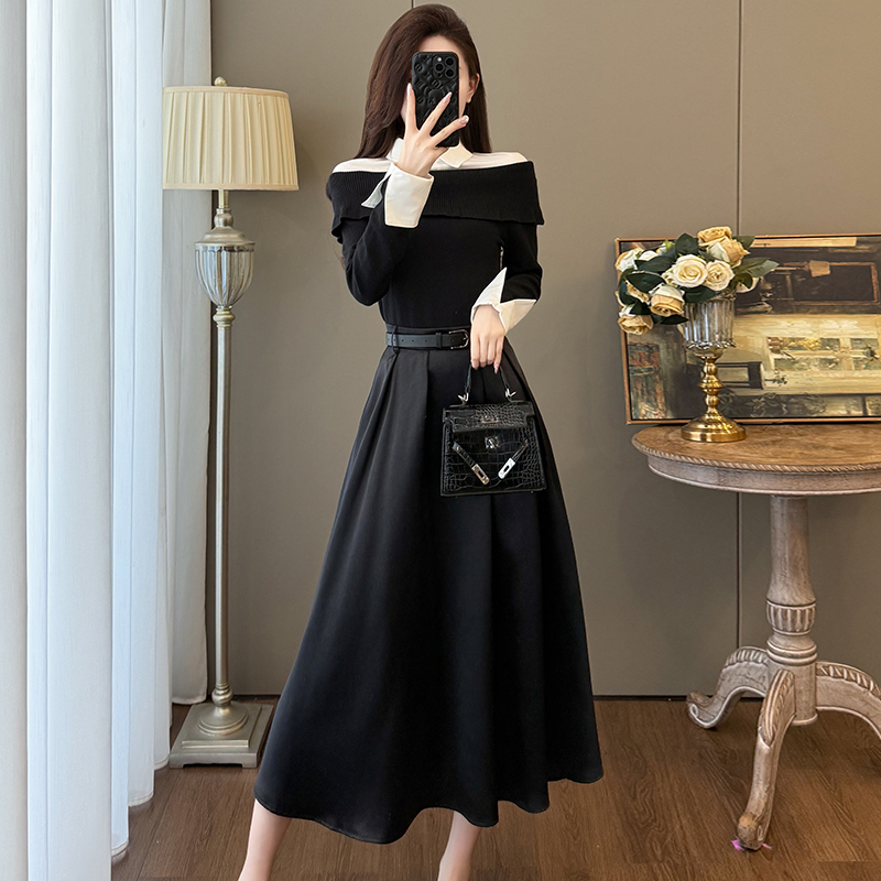 高级感超火两件套裙子穿搭一整套