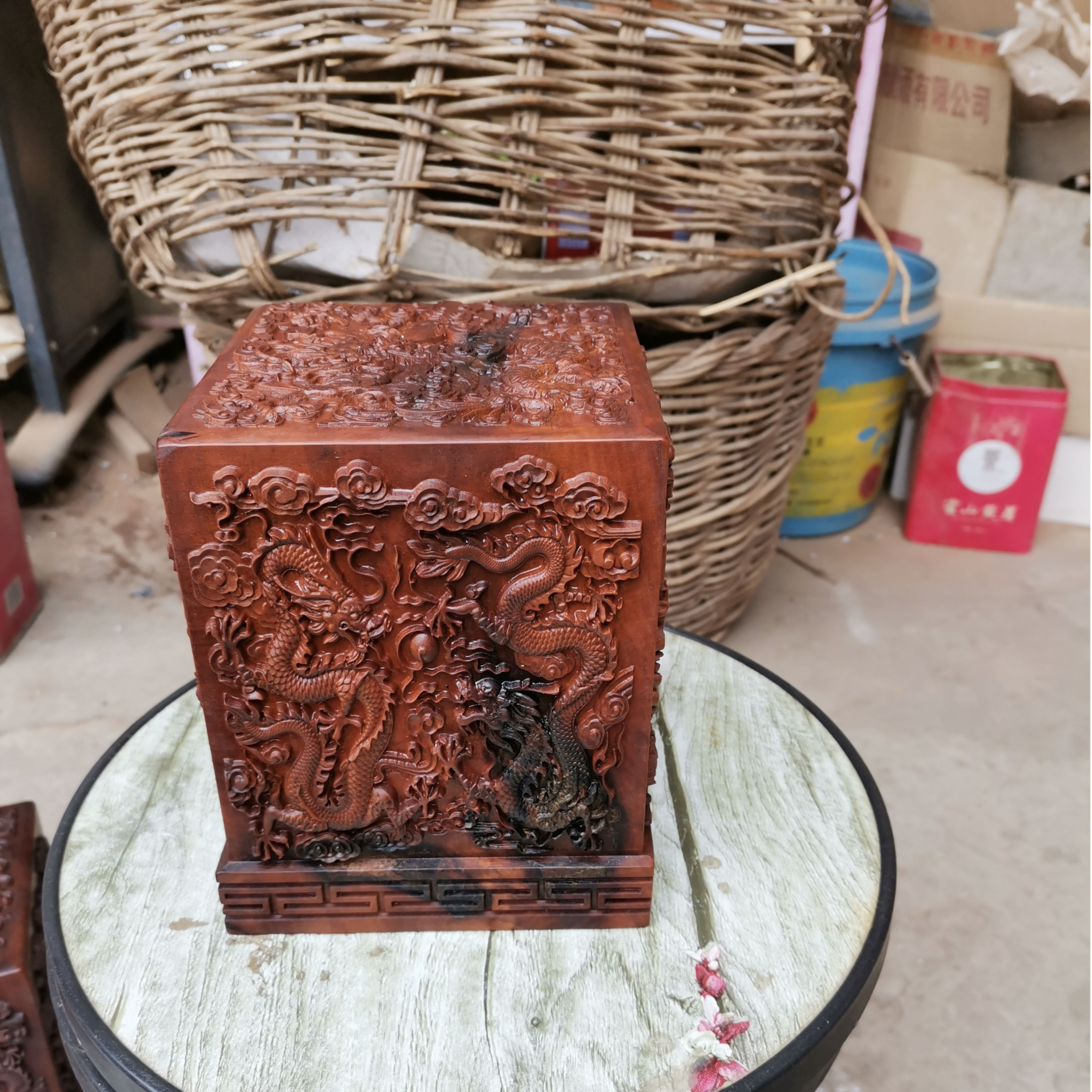 千年雷击枣木印章道经师宝九龙印印章道士印章法印大号小号规格