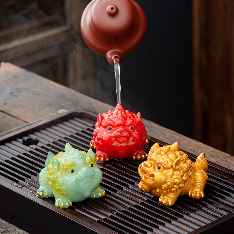 茶宠摆件貔貅遇水变色招财茶具配件茶台装饰品茶桌风水摆设高档品,餐饮具,茶宠摆件,淘宝优惠券,粉丝福利购,淘宝优惠卷