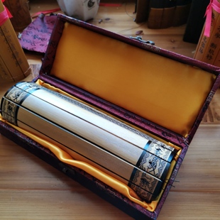 年会签到册签到簿竹简手写空白竹片会议婚礼定制签字竹书书简道具