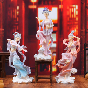 敦煌文创飞天桌面摆件手办高级感甘肃特产莫高窟旅游纪念品小礼物