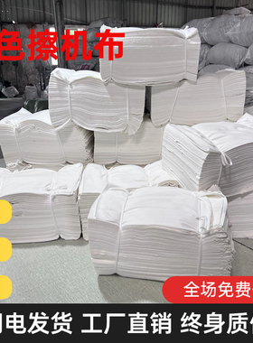 洁士尼擦机布纯棉碎布白色工业抹布吸水吸油不掉毛汽修车擦油碎布