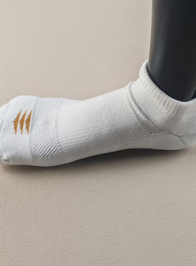 外贸库存纯棉白色大码毛巾底加厚吸汗防臭运动袜低帮男士无骨船袜