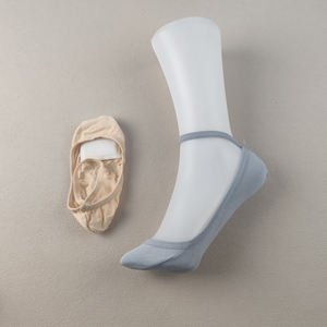 外贸库存女士船袜纯色超浅口隐形袜子前脚掌棉垫春夏薄款纯棉女袜