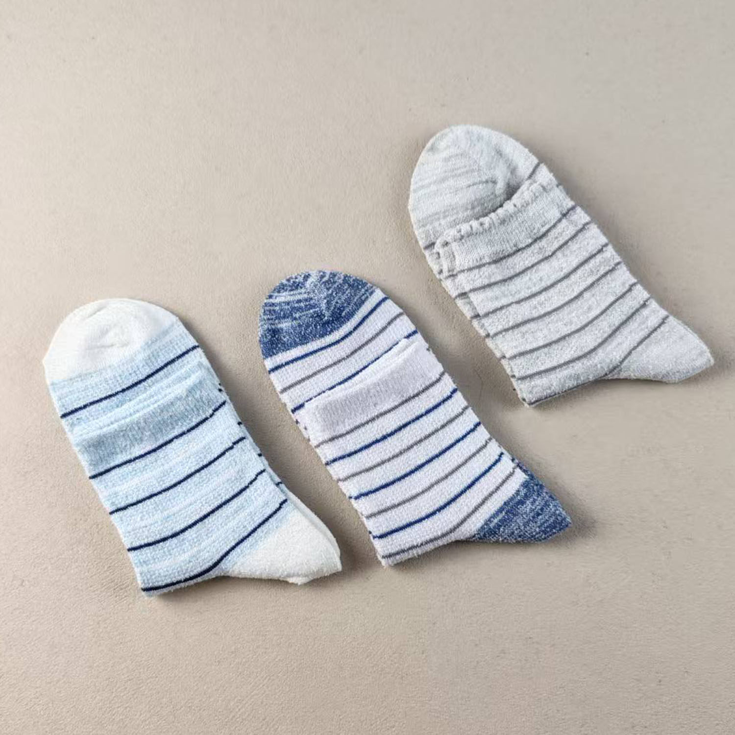 外贸单库存尾货女士条纹中筒油丝防臭四季款女袜简约百搭吸汗中腰,女士内衣/男士内衣/家居服,中筒袜,淘宝优惠券,粉丝福利购,淘宝优惠卷