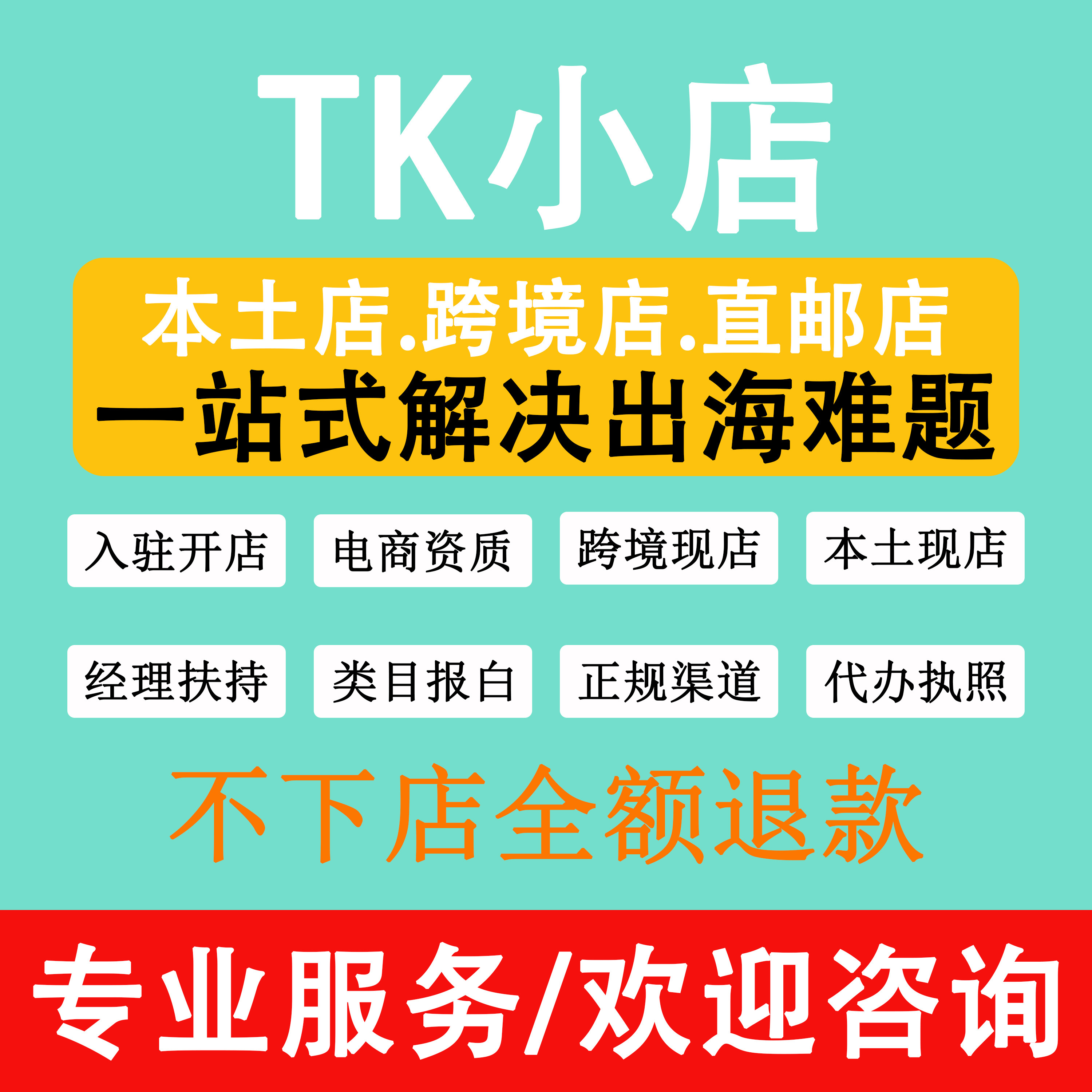 TK开店/tk代入驻/tk第三方流水资质/tk邀请码/东南亚日本欧美英图片
