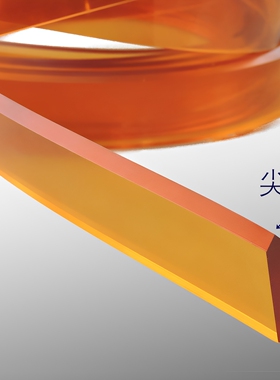 丝印刮胶油墨刮刀耐磨刮胶条覆膜 刮胶板 平口胶条尖刮平刮可定制