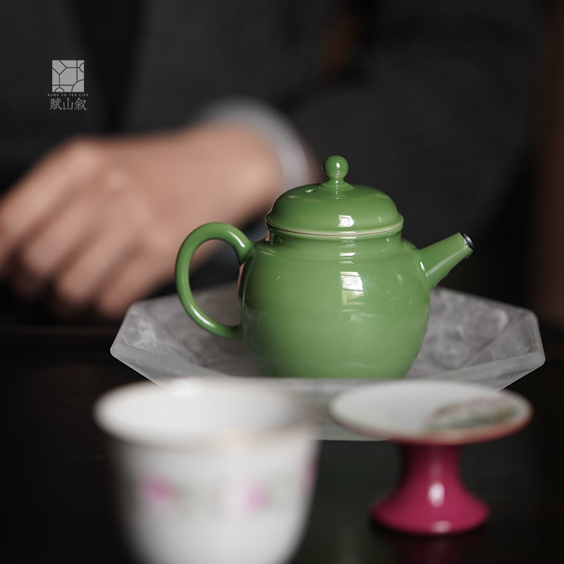 小白茶具家用小号陶瓷泡茶壶