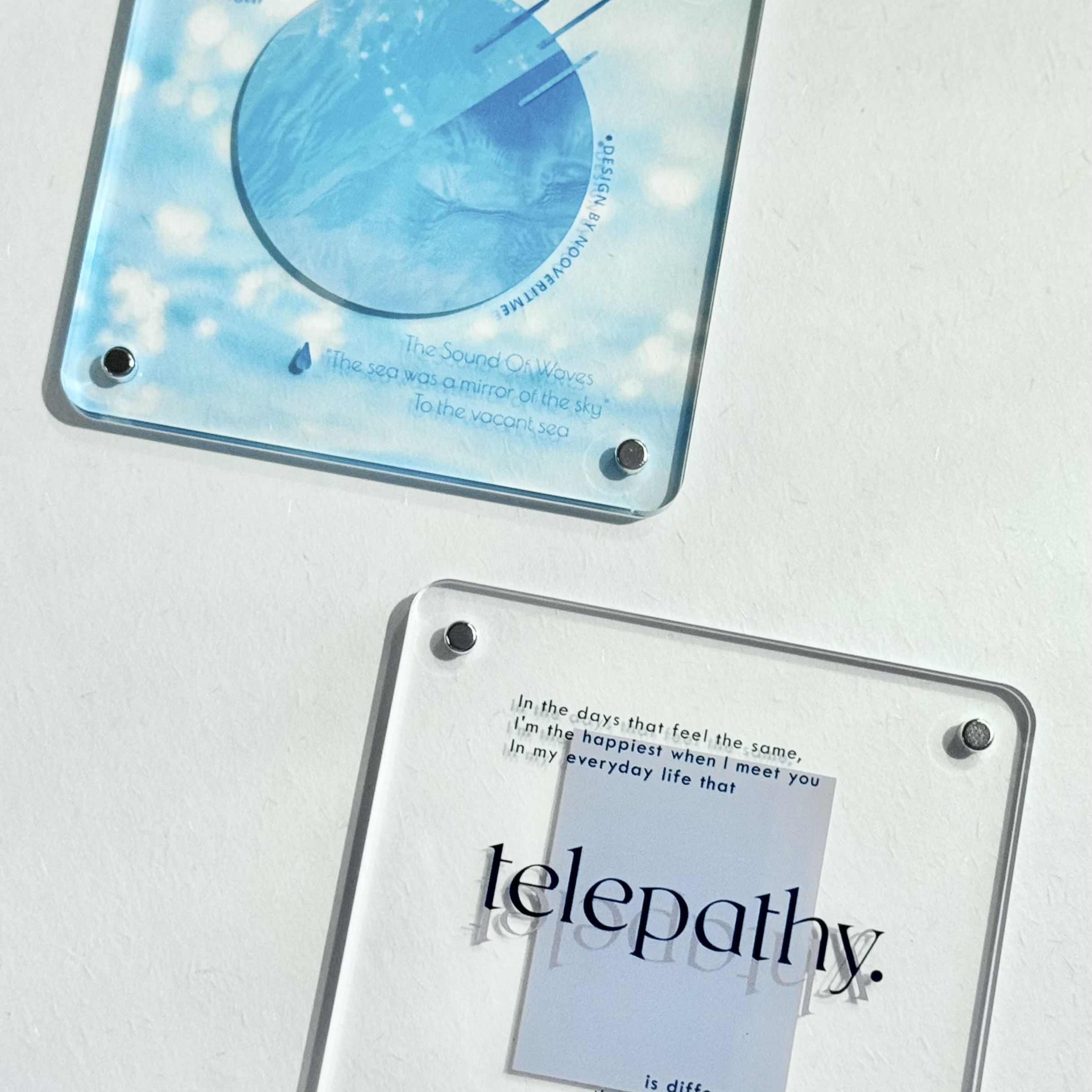 心靈感應x海潮加厚亞克力冰箱貼