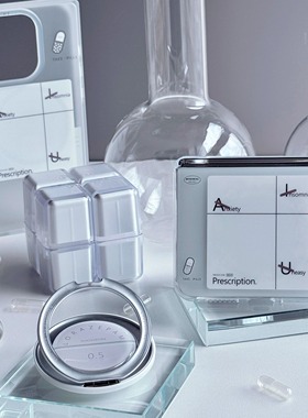 Noovertime原创「药不能停·TakePills」磨砂亚克力双层IMD工艺简约高级感小众时尚iPhone17p华为px手机壳