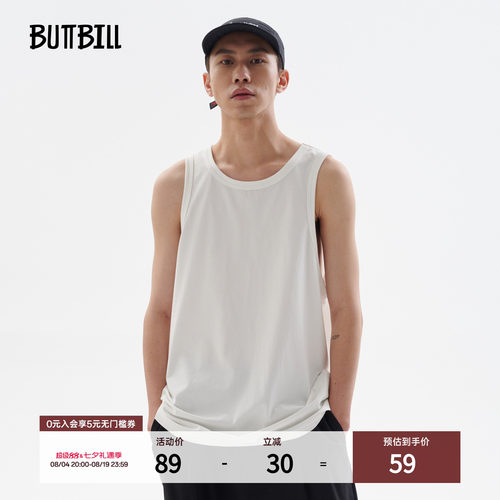 BUTTBILL复古双纱索罗娜无袖背心