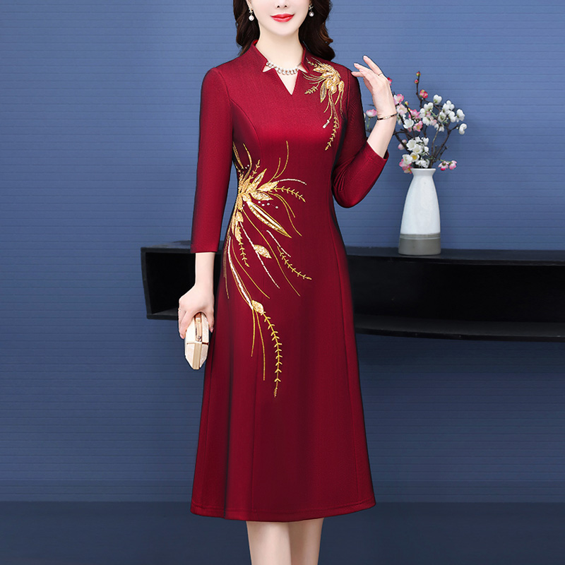 秋天大牌喜婆婆婚宴装大