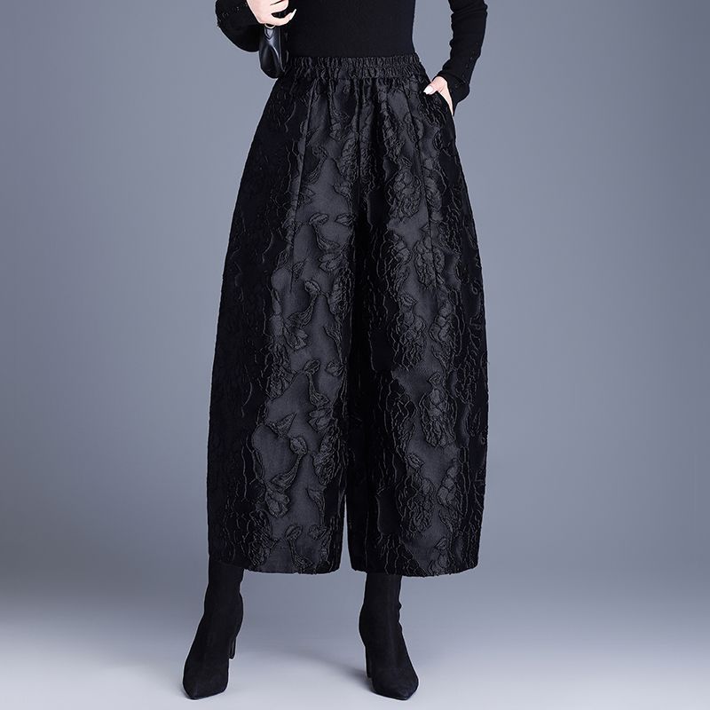 香云纱桑蚕丝裤子国风浮