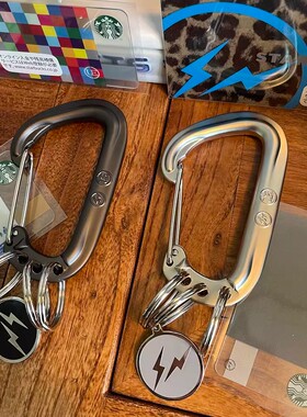 藤原浩闪电登山钥匙扣配件cleanfit风格高级感包包腰间挂件配饰潮