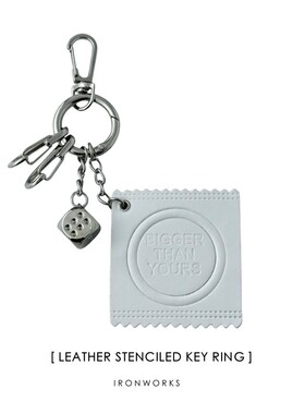 Ironworks小众恶搞钥匙扣diy潮流TT套子高级感锁匙扣腰间挂饰配件