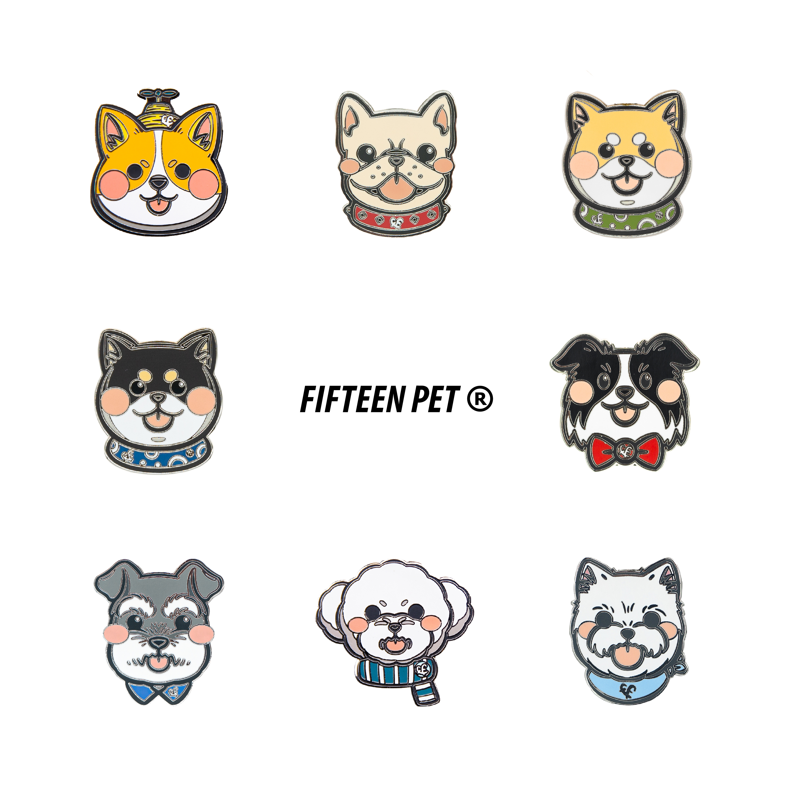 FIFTEENPET狗牌定制刻字身份牌