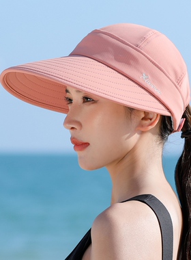 防嗮帽出游休闲女春夏大沿防嗮