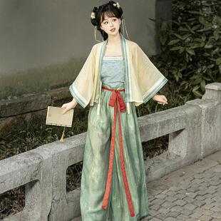 挽纱坊原创春夏汉服宋制女短褙子 改良宋裤  2025新品上新 -暨白