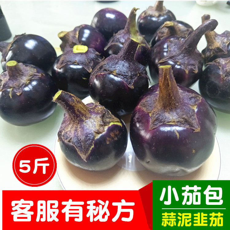 新鲜小茄包现摘茄苞小茄子儿小茄仔韭菜茄子嫩仔茄秋茄子落架茄子