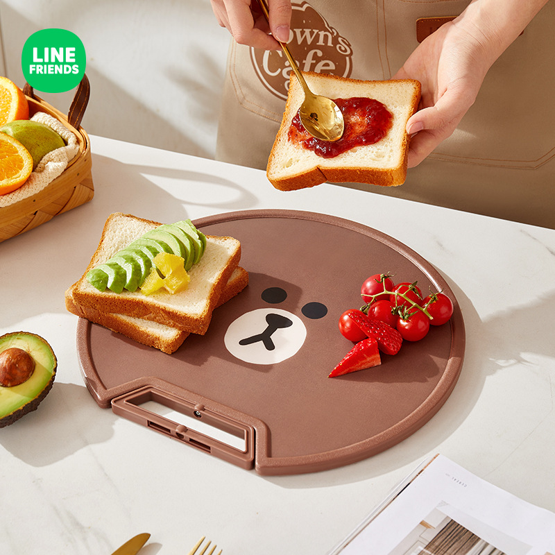 LINE FRIENDS切菜板家用抗菌砧板防霉案板塑料厨房切水果蔬菜砧板