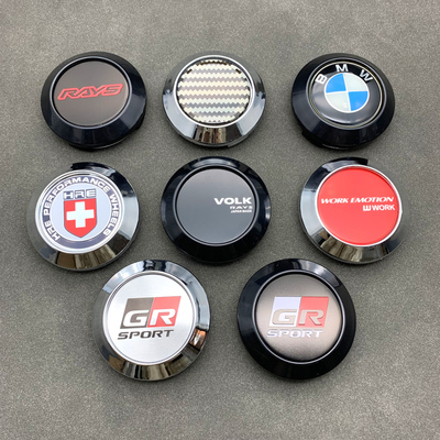 适用于RAYS轮毂中心盖个性定制图案外径64MM凹脚60MM凸脚61MM轮盖