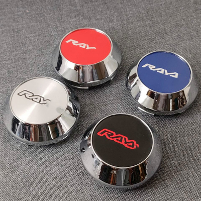 64mm Rays 轮毂盖改装轮盖梯形黑色银色G25轮毂中心盖内径60mm