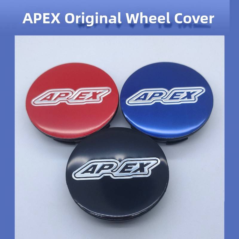 APEX原车尺寸轮毂盖APEX改装轮盖vs5rs轮胎中心盖黑红蓝色装饰盖
