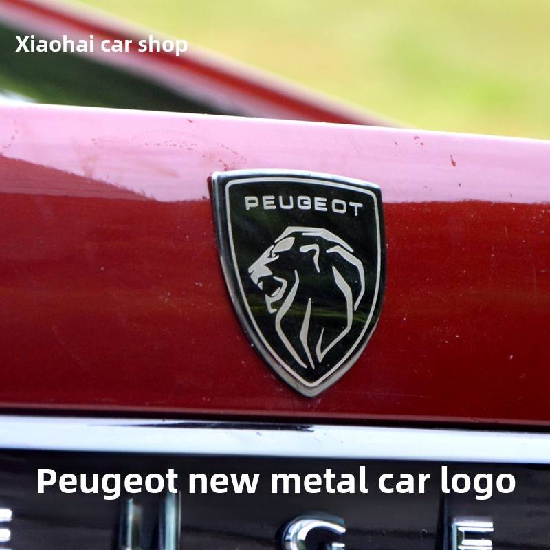 标致新标508L狮子标4008车头标5008盾牌画痕贴新标志408前后车标