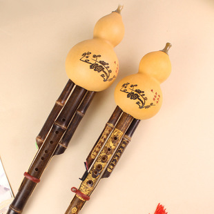 葫芦丝天然紫竹双音初学者学生自学C调成人降b调民族乐器吹奏省力