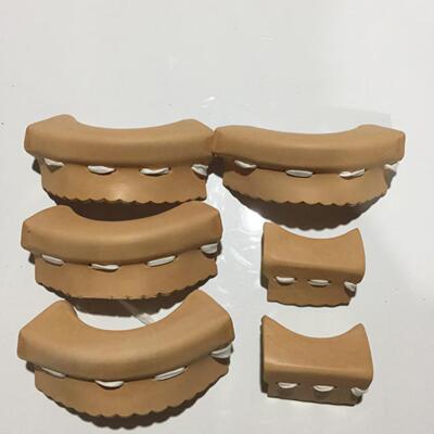 加厚牛皮台球桌袋口皮配件