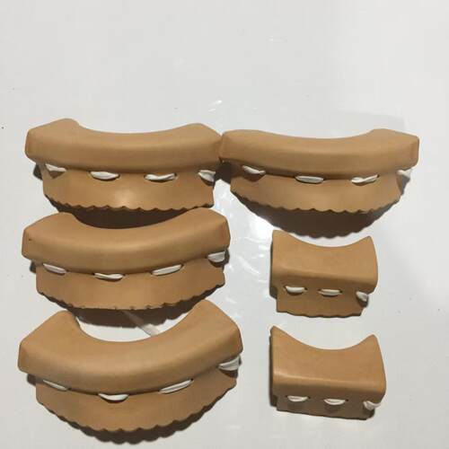 加厚牛皮台球桌袋口皮配件
