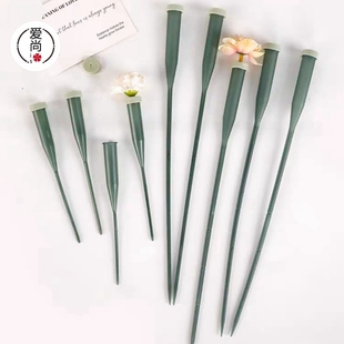 鲜花蝴蝶兰洋兰管储水管花艺吸水保鲜保水管加长培养管花束保鲜