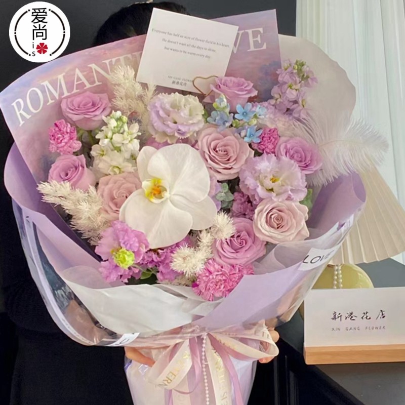 日常新款油画风包装纸防水牛皮纸易塑型鲜花花束纸艺术牛皮纸资材,鲜花速递/花卉仿真/绿植园艺,花艺包装纸,淘宝优惠券,粉丝福利购,淘宝优惠卷