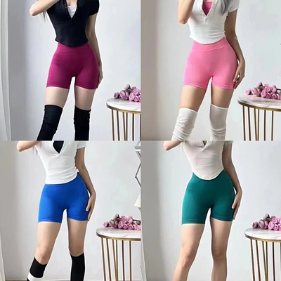 提臀蜜桃裤三分短裤运动健身瑜伽高腰收腹透气高弹力骑行速干外穿