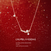 「许愿星」设计师999纯银项链女轻奢小众高级感送闺蜜生日礼物