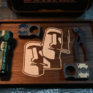 JAR醒草盘首饰盘EDC木托盘 酋公物意TOBACCO