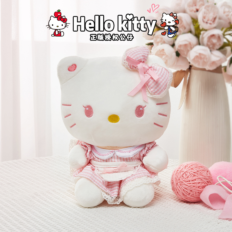 hellokitty毛绒公仔可爱凯蒂猫玩偶哈喽kt玩具娃娃女孩生日礼物女 玩具/童车/益智/积木/模型 毛绒/玩偶/公仔/布艺类玩具 原图主图