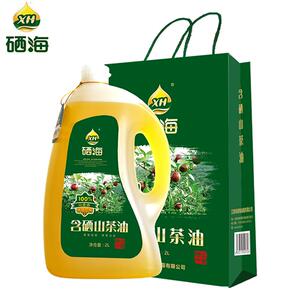 新货硒海压榨一级山茶油2L家用营养食用油山茶油特产