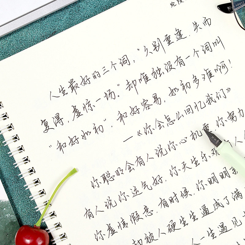 手写体行书硬笔行楷字帖练字成人男生女生字体漂亮钢笔临摹练习