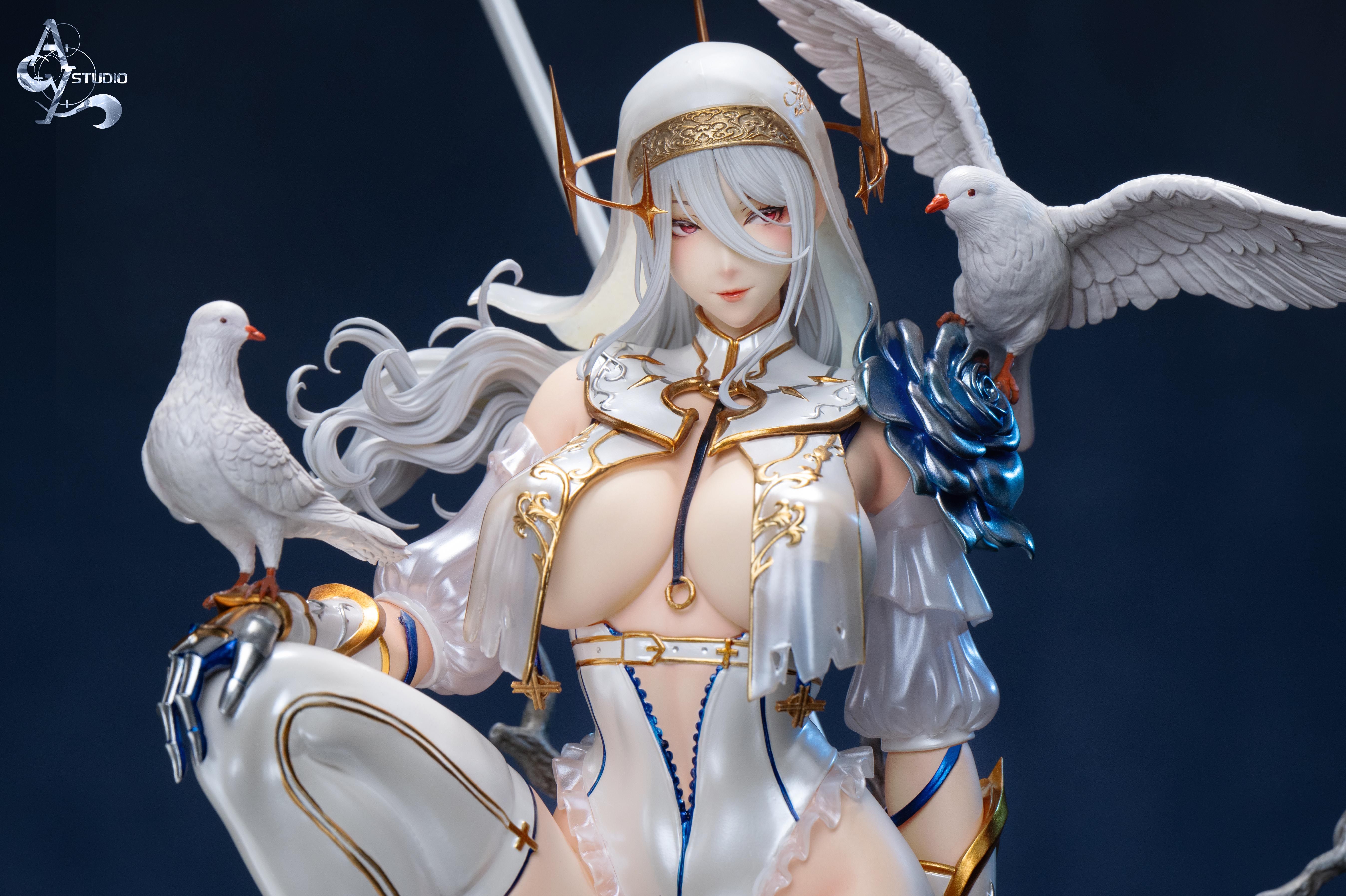 【清水模玩定金 ACY工作室《教廷》系列第五款神谕修女雕像限量图片