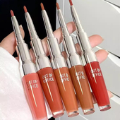 OOO奶嘟笔双头唇泥唇线柔雾哑光裸色口红水嘟唇釉out office