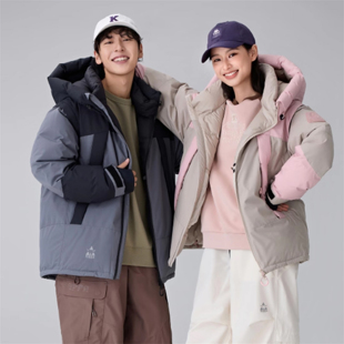 KAPPA卡帕男女中性日本东丽科技面料舒适防风保暖羽绒服KPCGDYY04