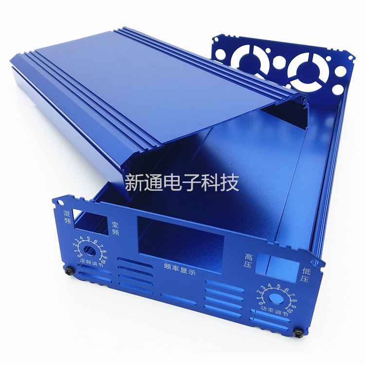 逆变器机箱盒子290*135*58铝合金壳体盒子套件DIY铝型材机箱外壳