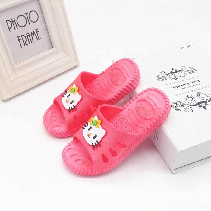 Pantoufles enfants en autre pour été - semelle caoutchouc - Ref 1010249 Image 4