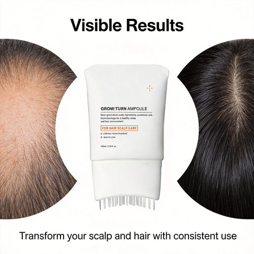 跨境现货Hair Growth Serum头发生长精华自带刷头按摩增密毛发
