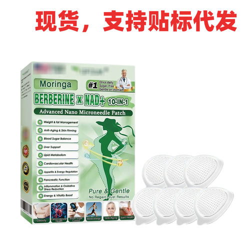 跨境提供护理贴Healrize Moringa 10-in-1 Nano Microdarts Patch