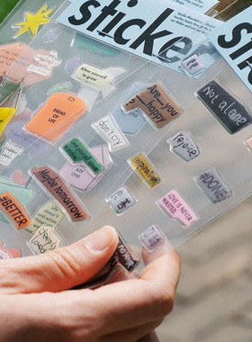 VM香草山 #Yah系列 滴胶贴纸可爱立体果冻贴电脑平板手机diy装饰